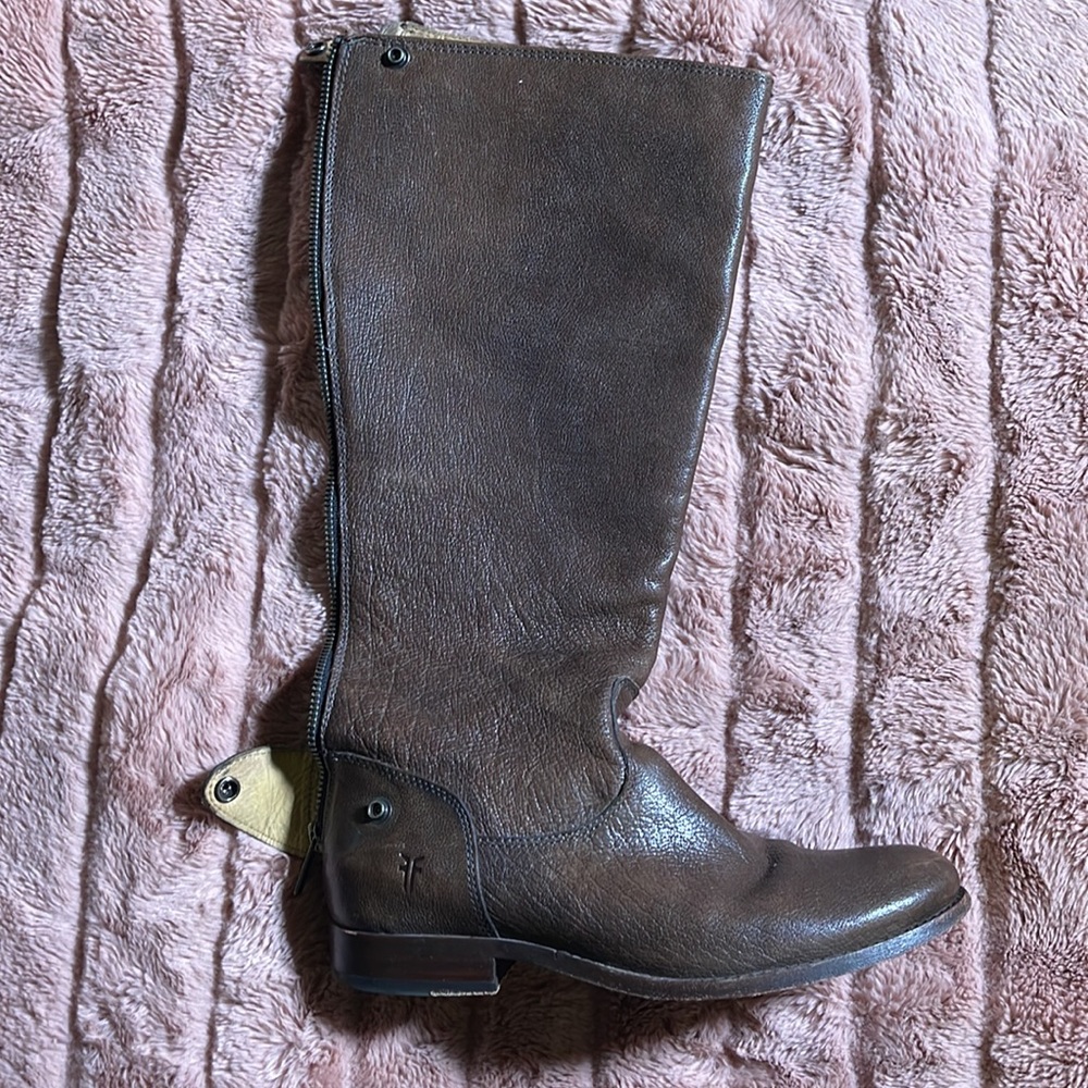 Frye Olive Green Riding Boots - Picture 5 of 11